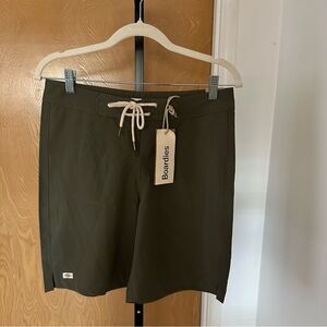 NWT Mctavish Boardies Bay Board Shorts Men's Iron Green size 28